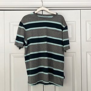 Patagonia men’s striped tee shirt size m